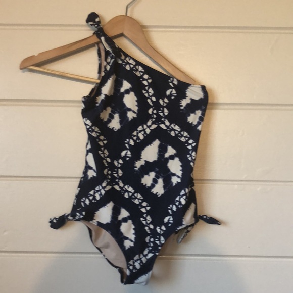 Crewcuts One-Shoulder Swimsuit Size 12 - Picture 4 of 6